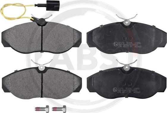 A.B.S. 37172 - Set placute frana,frana disc allinparts.ro