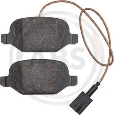 A.B.S. 37863 - Set placute frana,frana disc - allinparts.ro