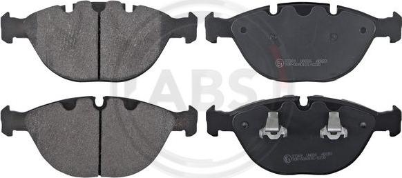 A.B.S. 37369 - Set placute frana,frana disc - allinparts.ro
