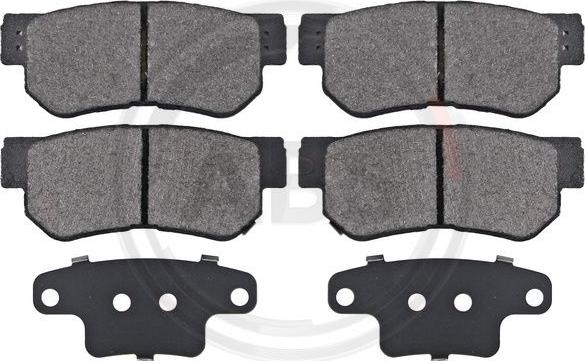 A.B.S. 37247 - Set placute frana,frana disc - allinparts.ro