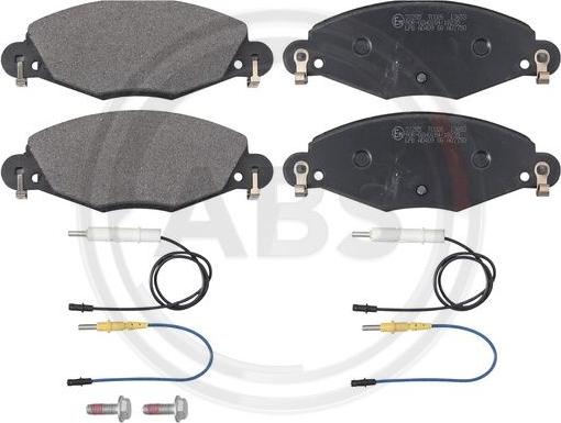 A.B.S. 37285 - Set placute frana,frana disc allinparts.ro