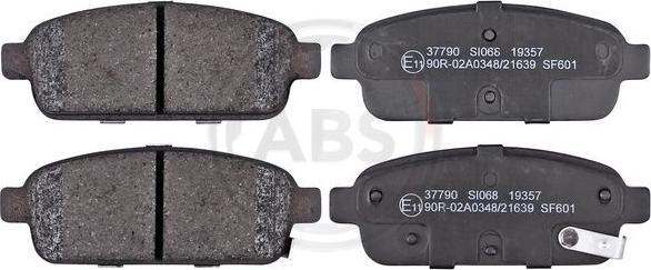 A.B.S. 37790 - Set placute frana,frana disc allinparts.ro