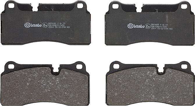 A.B.S. P 06 111 - Set placute frana,frana disc - allinparts.ro
