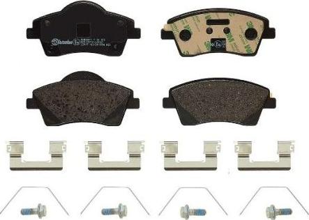 A.B.S. P 86 033 - Set placute frana,frana disc allinparts.ro