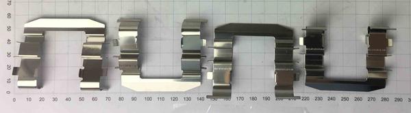 ABTEX ACK1063 - Set accesorii, placute frana allinparts.ro
