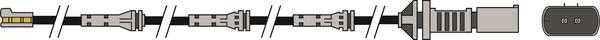 ABTEX AWL400 - Senzor de avertizare,uzura placute de frana - allinparts.ro