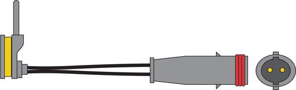 ABTEX AWL183 - Senzor de avertizare,uzura placute de frana - allinparts.ro