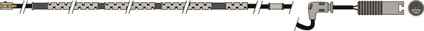 ABTEX AWL187 - Senzor de avertizare,uzura placute de frana - allinparts.ro