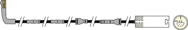 ABTEX AWL340 - Senzor de avertizare,uzura placute de frana - allinparts.ro