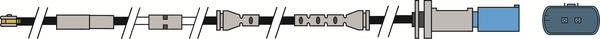 ABTEX AWL342 - Senzor de avertizare,uzura placute de frana - allinparts.ro