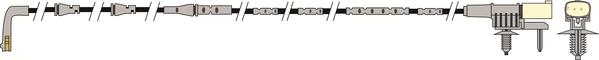 ABTEX AWL357 - Senzor de avertizare,uzura placute de frana allinparts.ro
