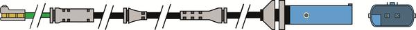 ABTEX AWL364 - Senzor de avertizare,uzura placute de frana - allinparts.ro