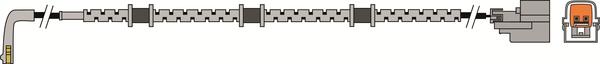 ABTEX AWL362 - Senzor de avertizare,uzura placute de frana allinparts.ro