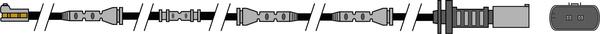 ABTEX AWL306 - Senzor de avertizare,uzura placute de frana - allinparts.ro