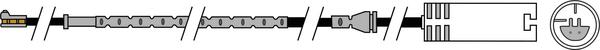 ABTEX AWL303 - Senzor de avertizare,uzura placute de frana - allinparts.ro