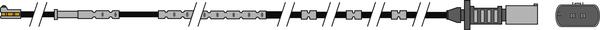 ABTEX AWL310 - Senzor de avertizare,uzura placute de frana - allinparts.ro