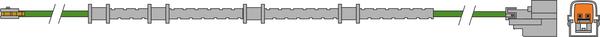 ABTEX AWL313 - Senzor de avertizare,uzura placute de frana - allinparts.ro