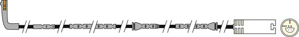 ABTEX AWL338 - Senzor de avertizare,uzura placute de frana - allinparts.ro