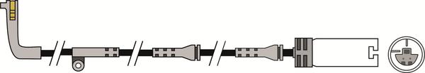 ABTEX AWL200 - Senzor de avertizare,uzura placute de frana - allinparts.ro