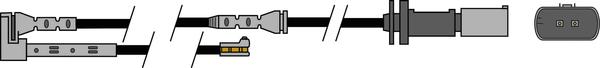 ABTEX AWL284 - Senzor de avertizare,uzura placute de frana allinparts.ro