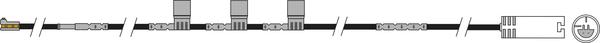 ABTEX AWL283 - Senzor de avertizare,uzura placute de frana allinparts.ro