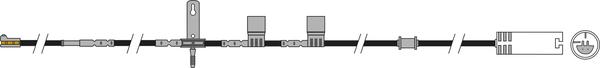 ABTEX AWL282 - Senzor de avertizare,uzura placute de frana allinparts.ro