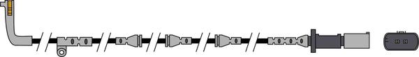 ABTEX AWL230 - Senzor de avertizare,uzura placute de frana - allinparts.ro