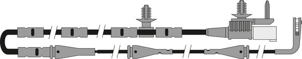 ABTEX AWL274 - Senzor de avertizare,uzura placute de frana allinparts.ro