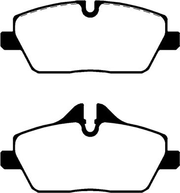 ABTEX PLU1194 - Set placute frana,frana disc allinparts.ro