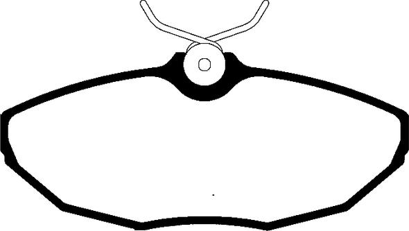 ABTEX PLU3792 - Set placute frana,frana disc allinparts.ro