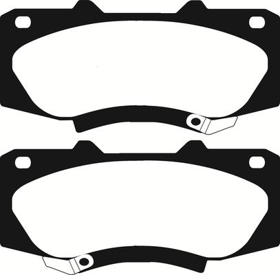 ABTEX PLU2450 - Set placute frana,frana disc allinparts.ro