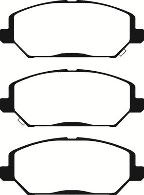 ABTEX PLU2406 - Set placute frana,frana disc allinparts.ro