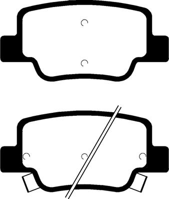 ABTEX PLU2146 - Set placute frana,frana disc - allinparts.ro
