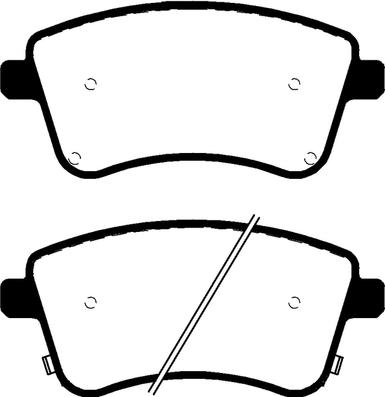 ABTEX PLU2137 - Set placute frana,frana disc allinparts.ro
