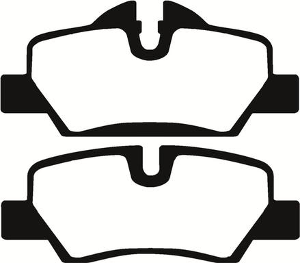 ABTEX PLU2237 - Set placute frana,frana disc - allinparts.ro