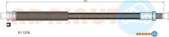 Adriauto 51.1216 - Furtun frana - allinparts.ro