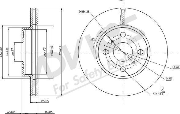 ADVICS A6F116B - Disc frana allinparts.ro