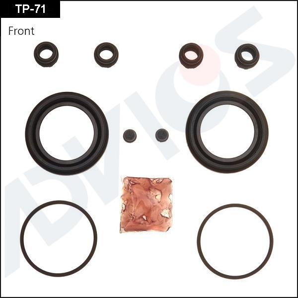 ADVICS TP71 - Set reparatie, etrier allinparts.ro