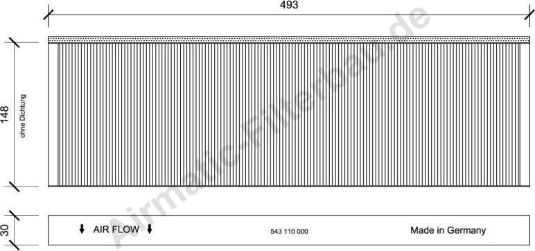 Airmatic IF0543 - Filtru, aer habitaclu - allinparts.ro