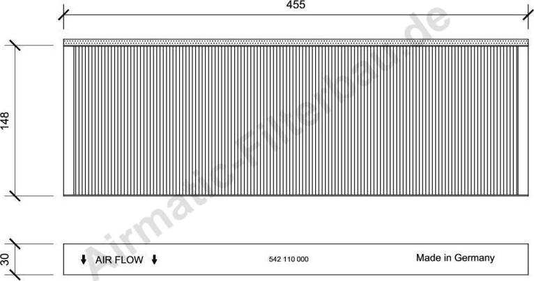 Airmatic IF1542B - Filtru, aer habitaclu allinparts.ro
