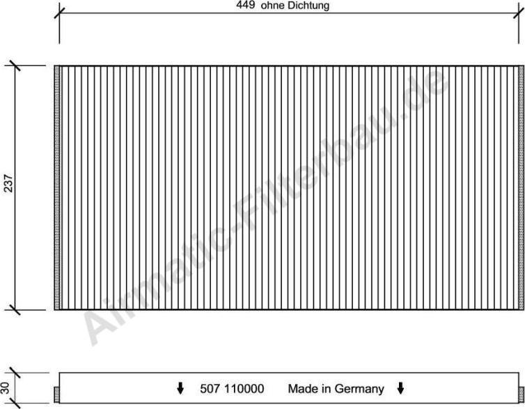 Airmatic IF0507 - Filtru, aer habitaclu allinparts.ro