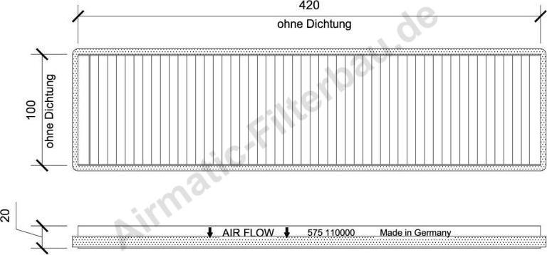 Airmatic IF0575 - Filtru, aer habitaclu - allinparts.ro
