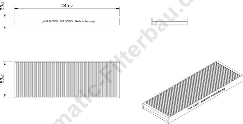 Airmatic IF0613 - Filtru, aer habitaclu allinparts.ro