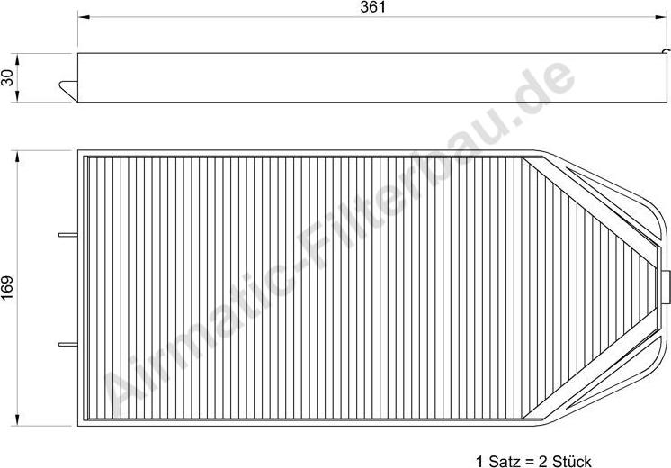 Airmatic IF0080S - Filtru, aer habitaclu - allinparts.ro