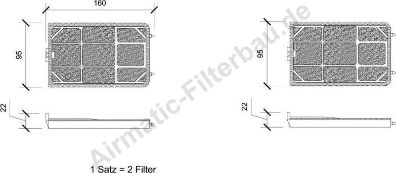 Airmatic IF0839S - Filtru, aer habitaclu - allinparts.ro