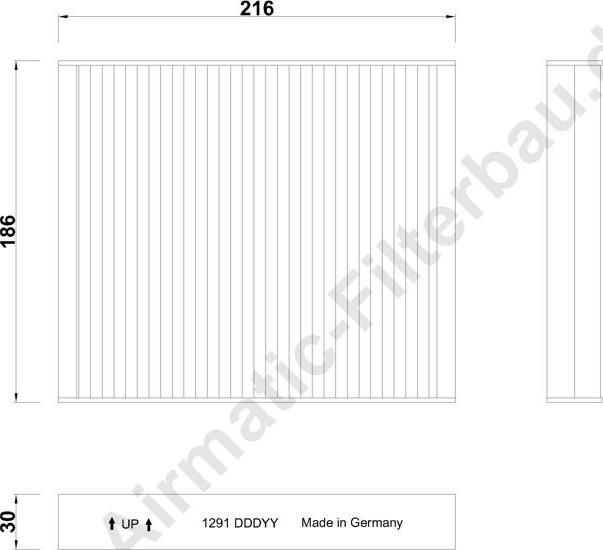Airmatic IF1291 - Filtru, aer habitaclu allinparts.ro