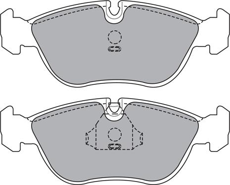 AISIN ASN-2195 - Set placute frana,frana disc allinparts.ro