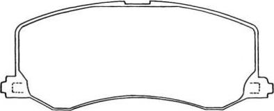 AISIN ASN-213 - Set placute frana,frana disc allinparts.ro