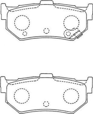 AISIN ASN-236W - Set placute frana,frana disc allinparts.ro