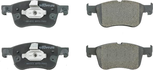 AISIN BPFD-7002 - Set placute frana,frana disc allinparts.ro